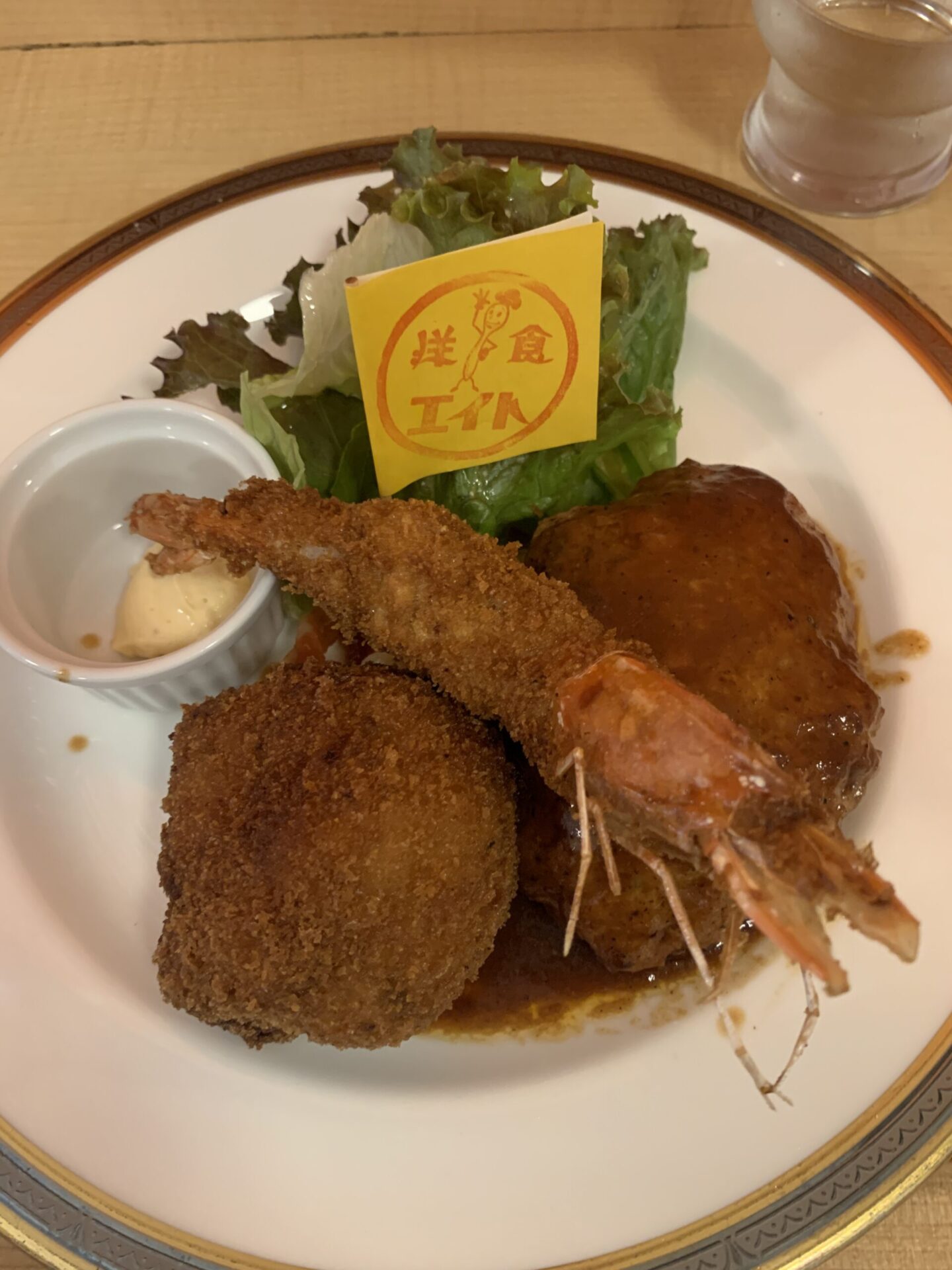 Bランチ１７５０円 洋食エイトの看板メニュー